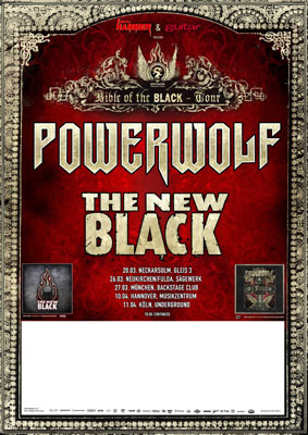 Powerwolf Tourplakat