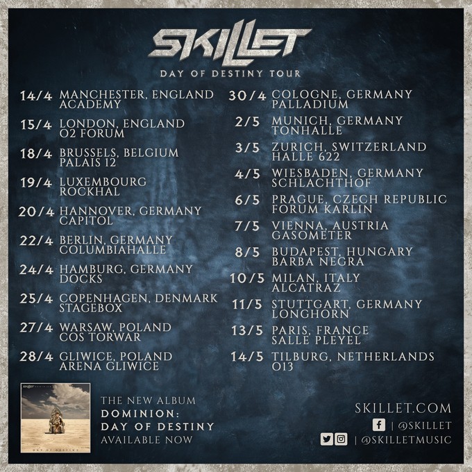 SKILLET | DAY OF DESTINY TOUR 2023